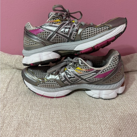 Asics GEL-4000 TR Women's Running Shoes Silver Gray Athletic Sneakers Size 6 - Picture 5 of 7